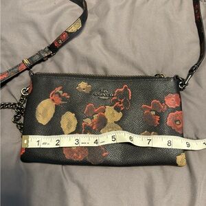 Coach floral crossbody